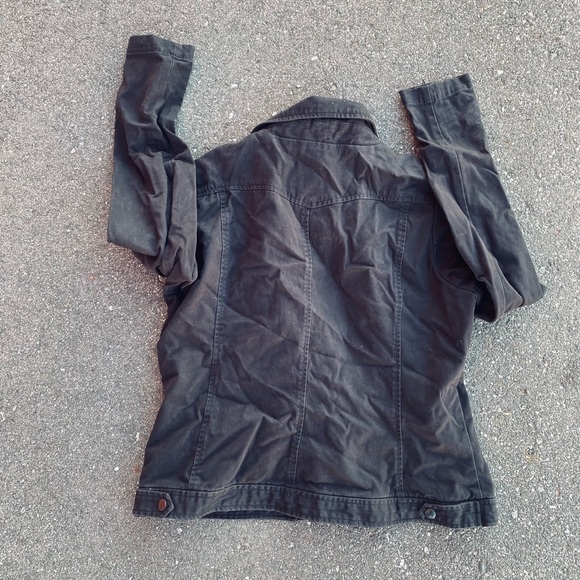 Levi’s Distressed Moto Jacket - Women’s Large - 100% Cotton - Picture 8 of 8